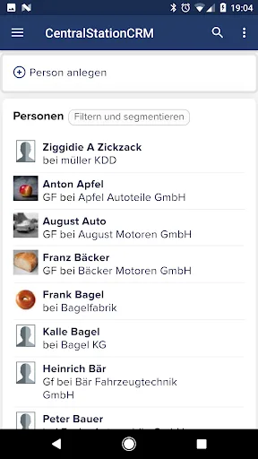 CentralStation CRM screenshot 1