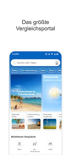 CHECK24 Vergleiche screenshot 1