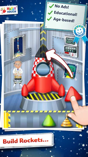 Rocket-Factory for Kids 4+ screenshot 1