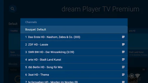 dream Player TV for TVheadend screenshot 5