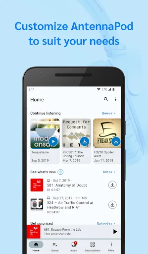 AntennaPod screenshot 1