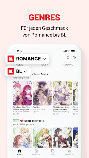 LEZHIN DE screenshot 2