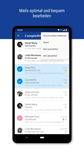 1&1 Mail screenshot 4