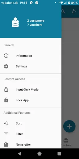 Customer Database screenshot 3