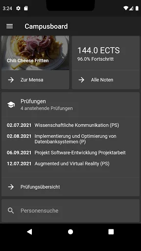 Campusboard screenshot 2