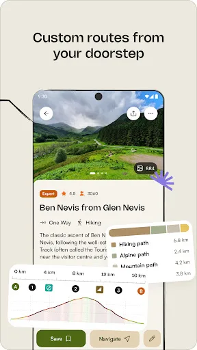 komoot - hike, bike & run screenshot 2