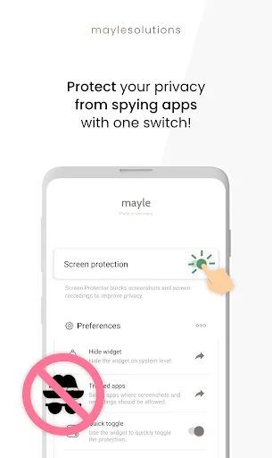 Screen Protector: Stop Spyware screenshot 1