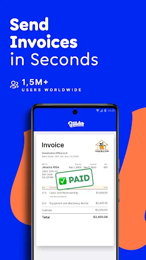 Invoice Maker by Billdu screenshot 1