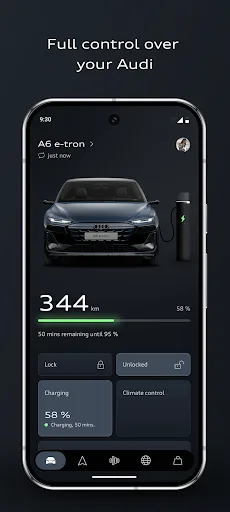 myAudi screenshot 1