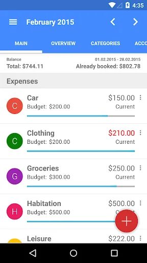 Our Budget Book Pro screenshot 1