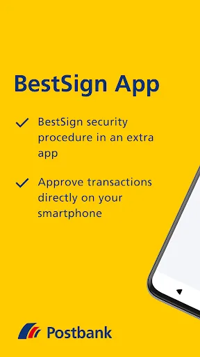 Postbank BestSign screenshot 1