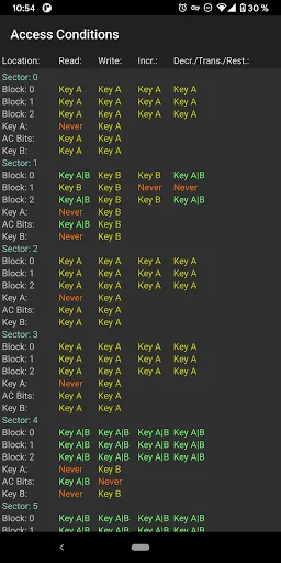 MIFARE Classic Tool screenshot 4