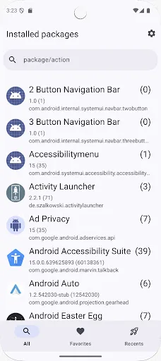 Activity Launcher screenshot 1