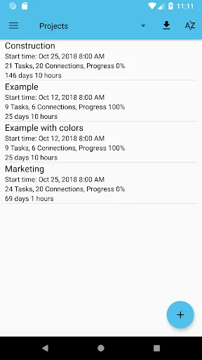 Project Schedule screenshot 1