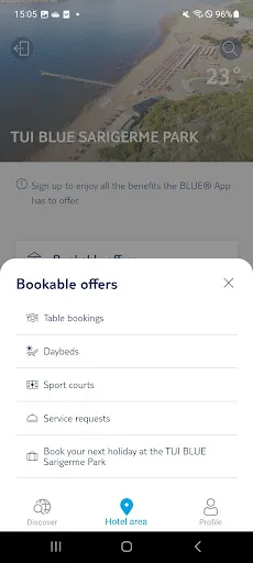 BLUE App screenshot 3