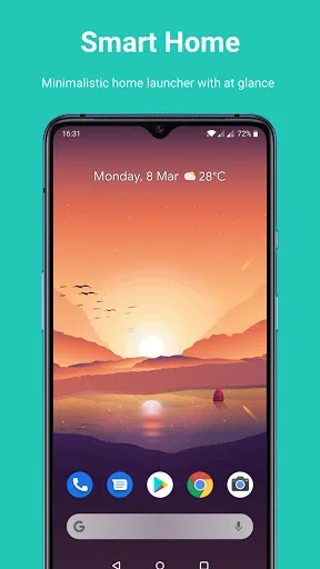 Material Pixel Launcher Lock screenshot 1