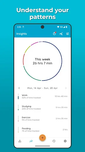 Timelog - Goal & Time Tracker screenshot 3