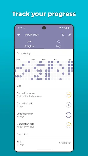 Timelog - Goal & Time Tracker screenshot 4
