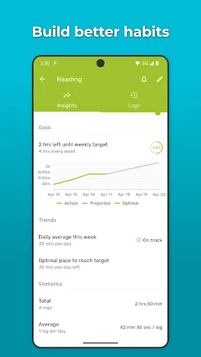 Timelog - Goal & Time Tracker screenshot 5