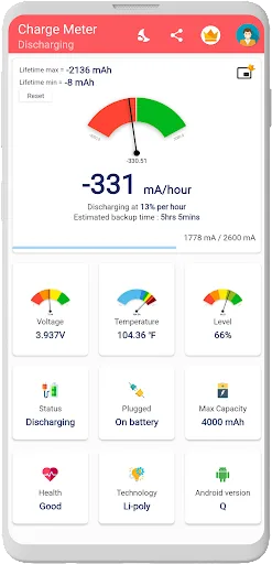 Charge Meter screenshot 2