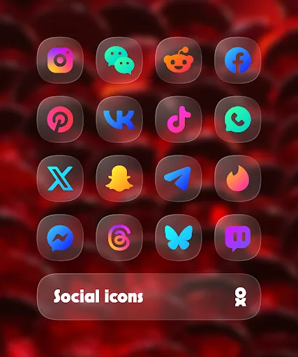 One UI Glass Color Icon Pack screenshot 3