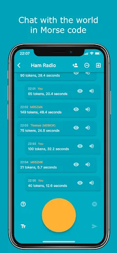 Morse Chat: Talk in Morse Code screenshot 1
