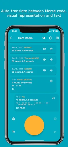Morse Chat: Talk in Morse Code screenshot 5
