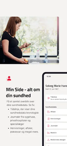 MinSundhed screenshot 2