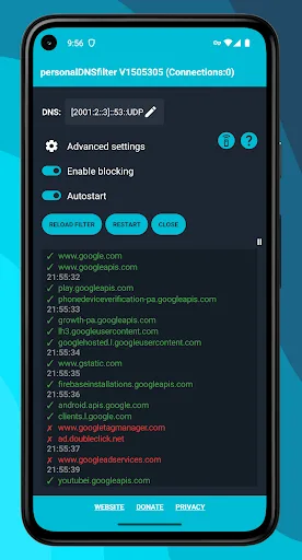 personalDNSfilter screenshot 2