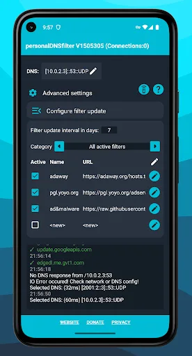 personalDNSfilter screenshot 4