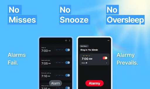 Alarmy - Alarm Clock & Sleep screenshot 1