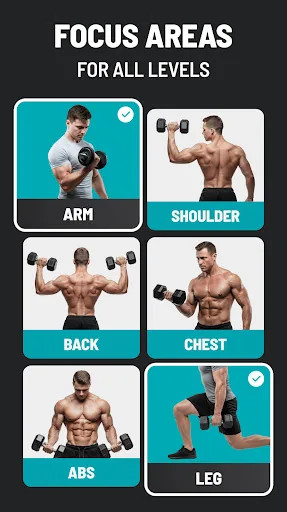 Dumbbell Workout at Home screenshot 3