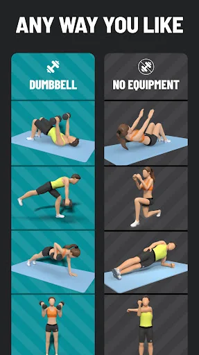 Dumbbell Workout at Home screenshot 4