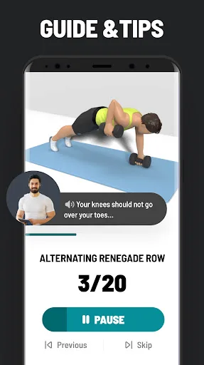 Dumbbell Workout at Home screenshot 5