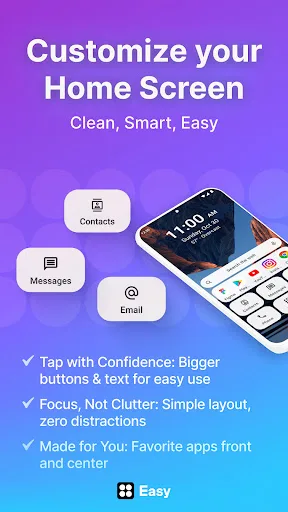Easy Homescreen screenshot 1