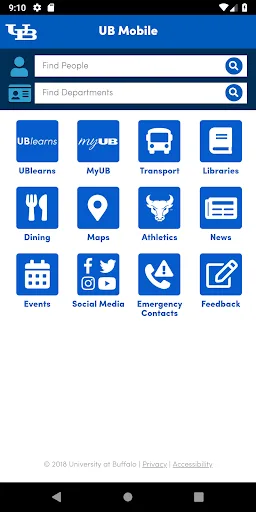 UB Mobile screenshot 1