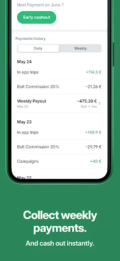 Bolt Driver: Drive & Earn screenshot 4