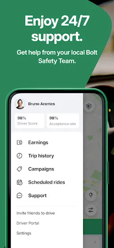 Bolt Driver: Drive & Earn screenshot 5