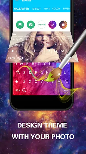 Emoji Keyboard Cute Emoticons screenshot 1