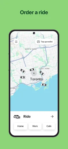 E-Ride Taxi App screenshot 1