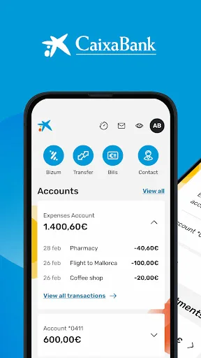 CaixaBankNow: Online banking screenshot 1