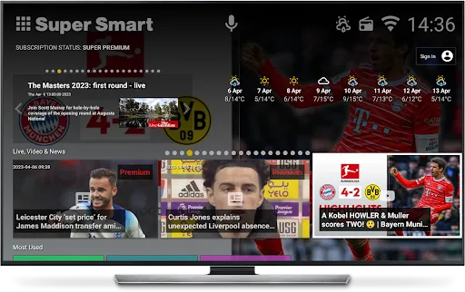Super Smart TV Launcher LIVE screenshot 2