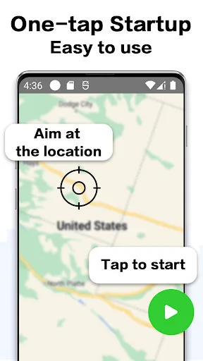 Location Changer Fake GPS-Mock screenshot 1