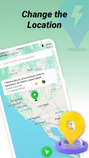 FlashGo: Fake GPS Location screenshot 1