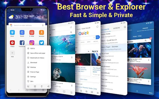 Web Browser & Fast Explorer screenshot 1