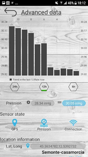 Professional barometer screenshot 2