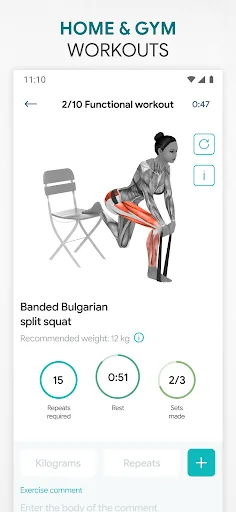 Fitness App: Gym Workout Plan screenshot 2