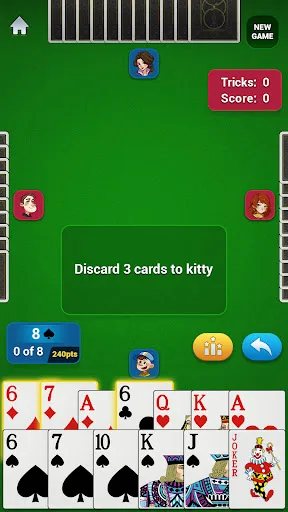 Five Hundred - Card Games screenshot 2