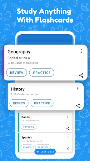 Flashcards World screenshot 1
