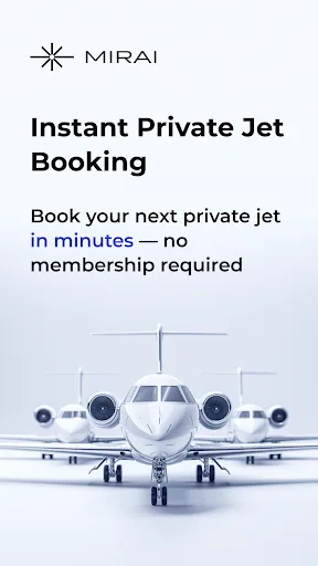 Mirai: Private Jet & Empty Leg screenshot 1